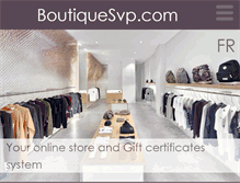Tablet Screenshot of boutiquesvp.com